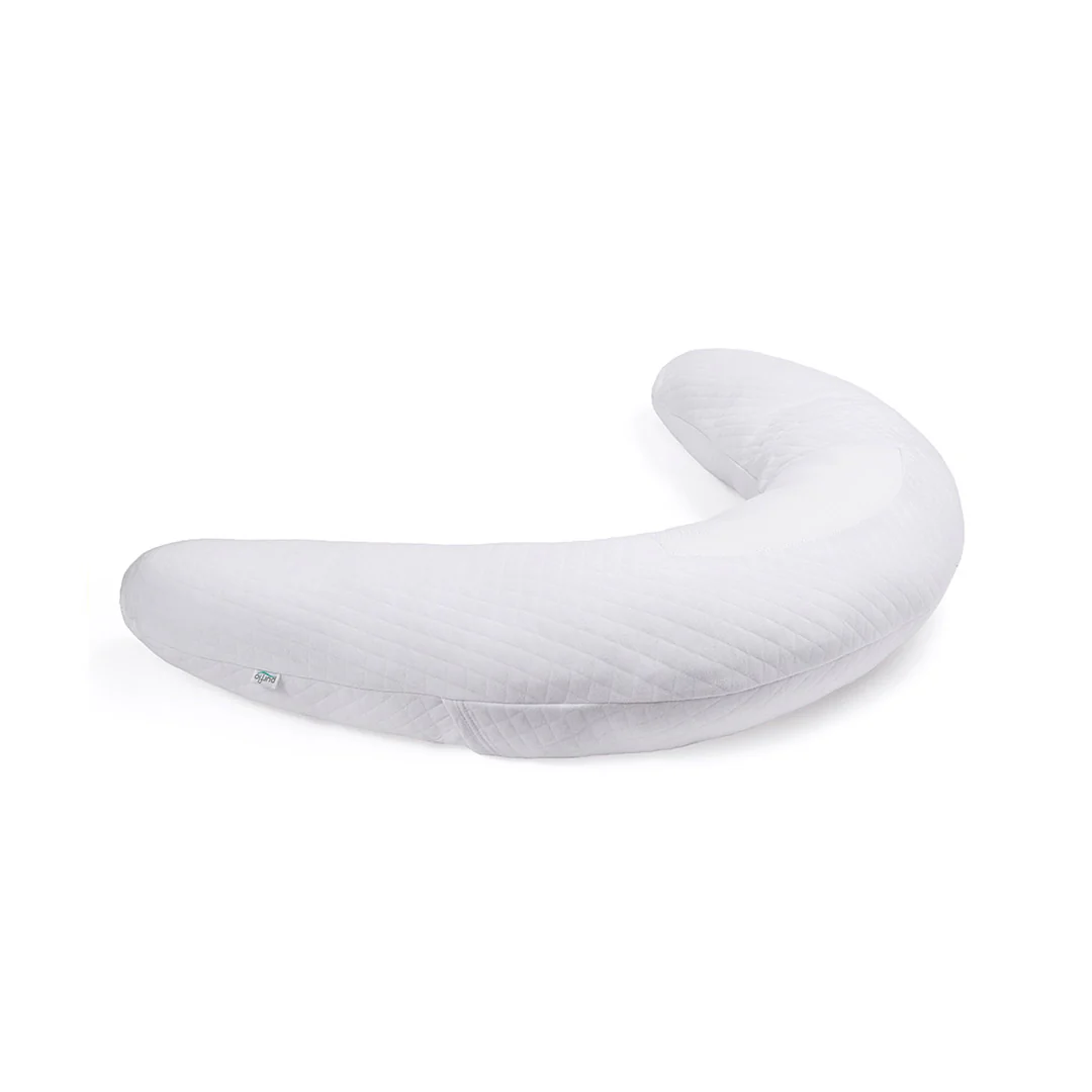 Purflo Breathe Pregnancy Pillow - Luxe White