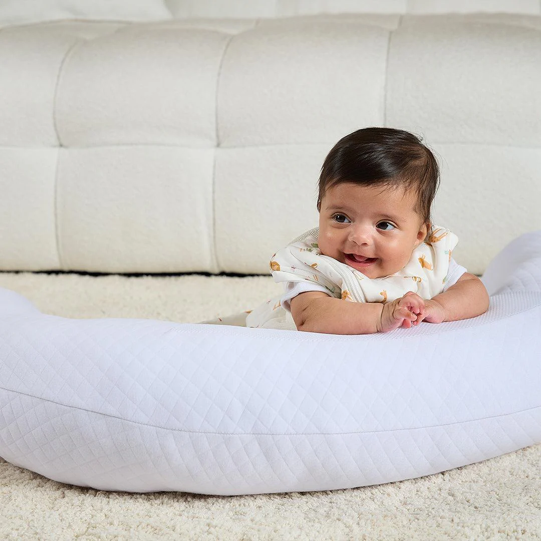 Purflo Breathe Pregnancy Pillow - Luxe White - Image 2