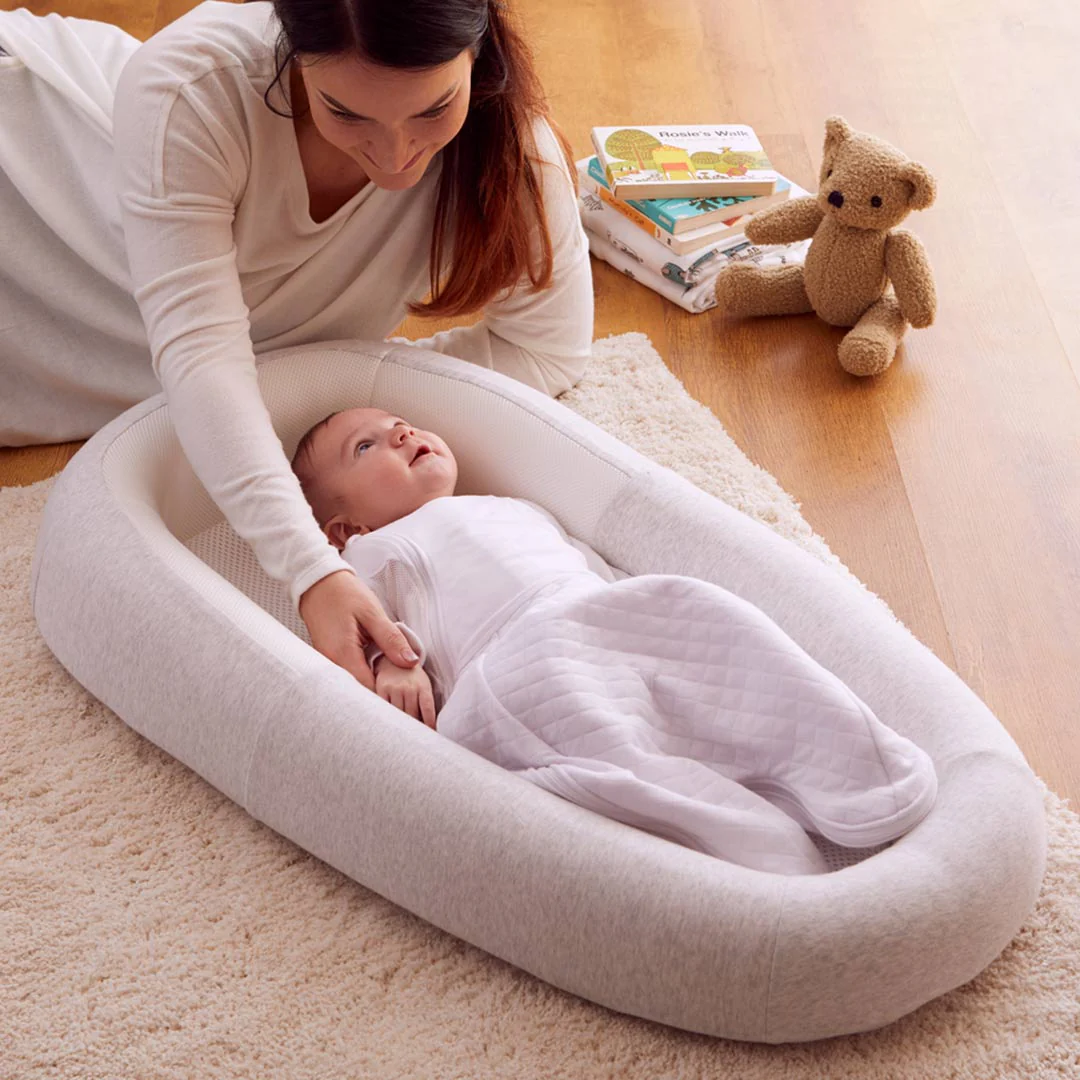Purflo Sleep Tight Baby Bed - Minimal Grey - Image 3