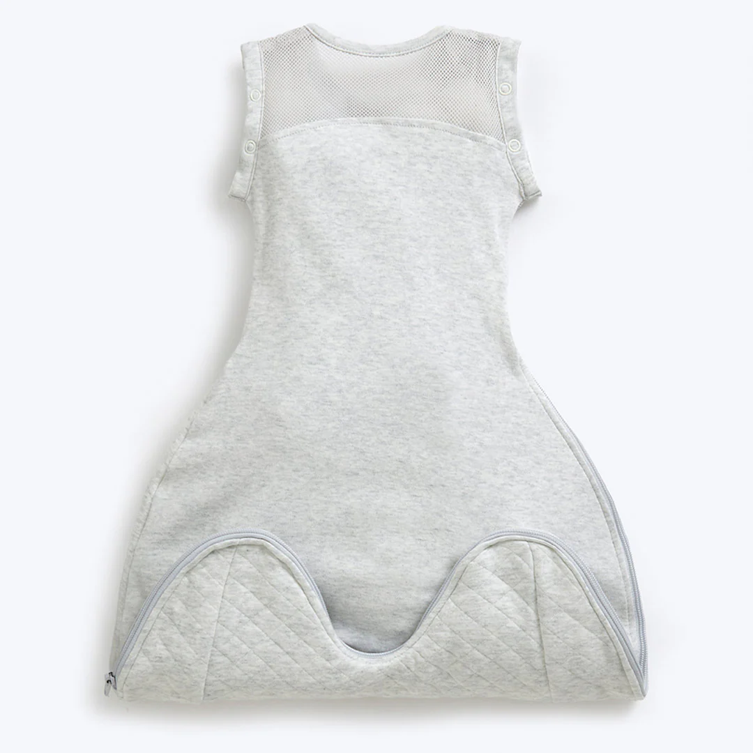 Purflo Swaddle To Sleep Bag - Minimal Grey - TOG 2.5 - Image 5