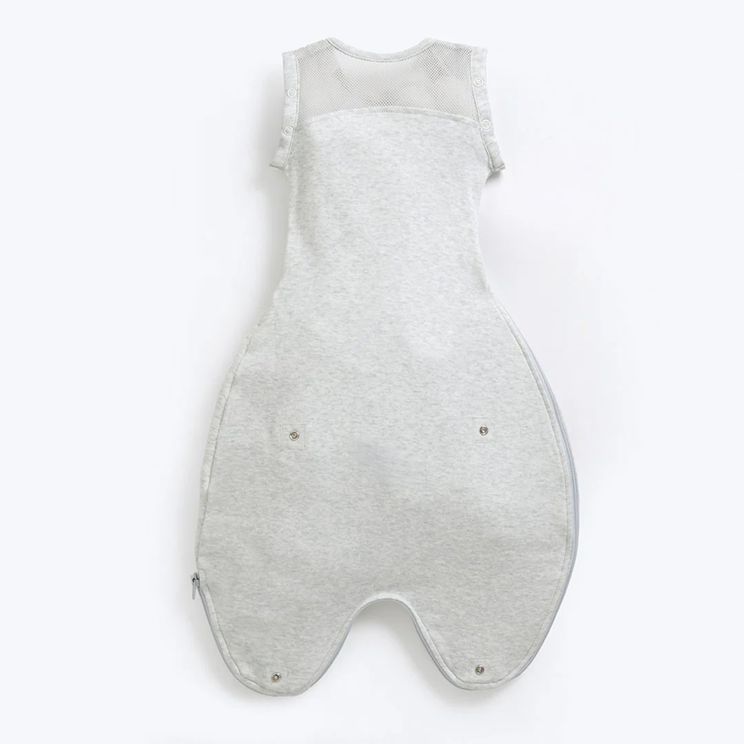 Purflo Swaddle To Sleep Bag - Minimal Grey - TOG 2.5 - Image 9