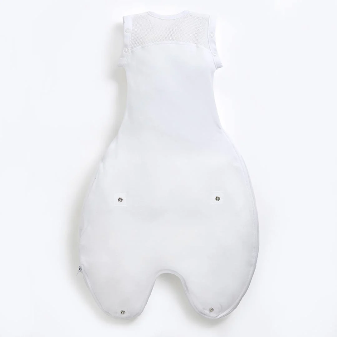 Purflo Swaddle To Sleep Bag - Soft White - TOG 2.5 - Image 8