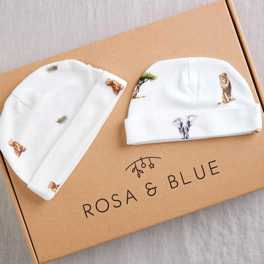 Rosa & Blue Baby Gift Set - Brown Bear - Image 6