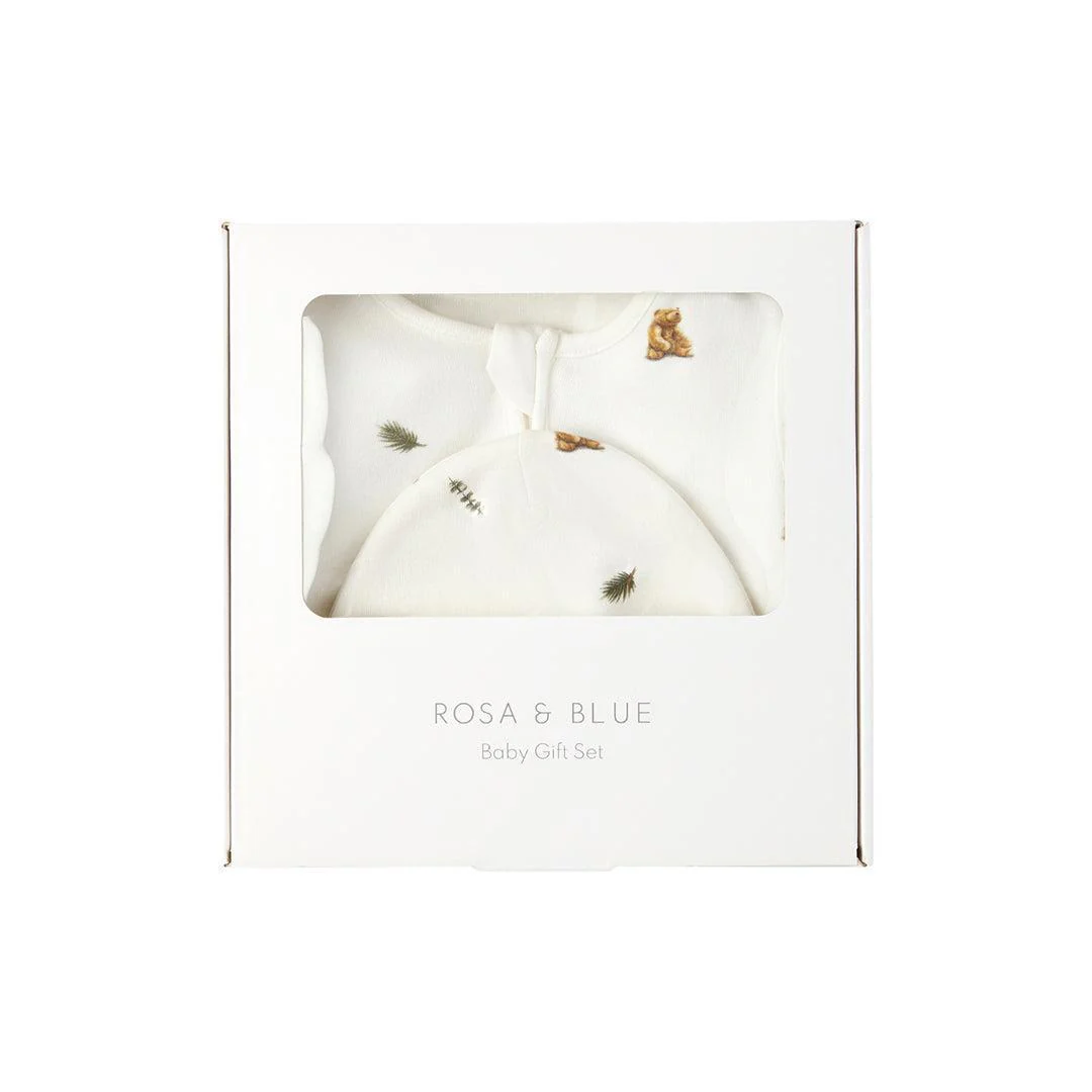 Rosa & Blue Baby Gift Set - Brown Bear - Image 8