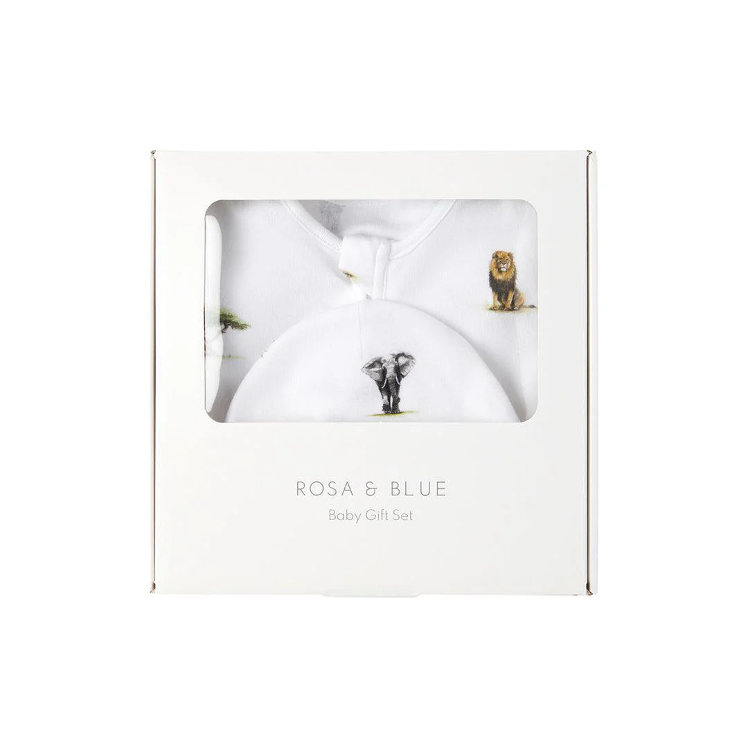 Rosa & Blue Baby Gift Set - Safari - Image 5