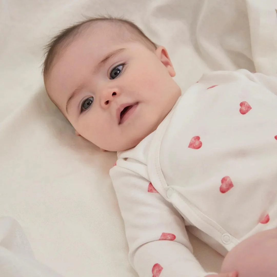 Rosa & Blue Long Bodysuit - Heart - Image 2
