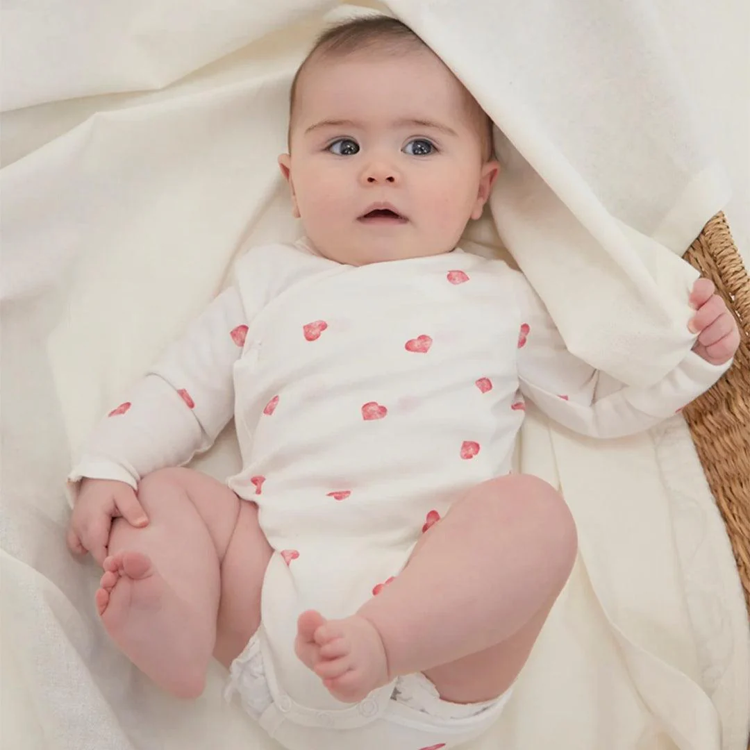 Rosa & Blue Long Bodysuit - Heart - Image 3