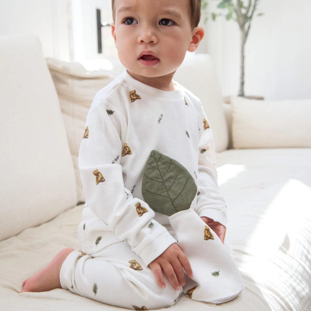 Rosa & Blue Pyjamas - Brown Bear - Image 2