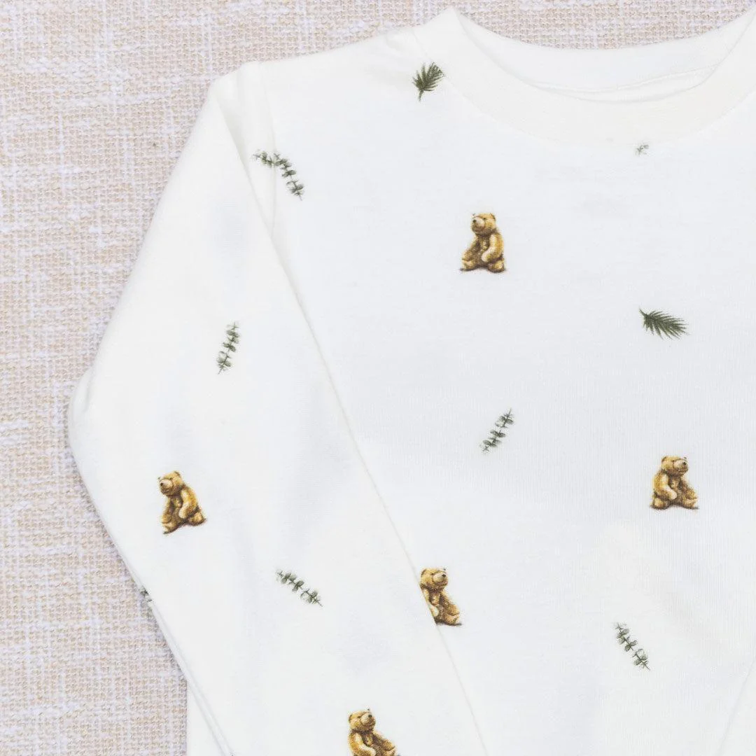 Rosa & Blue Pyjamas - Brown Bear - Image 4
