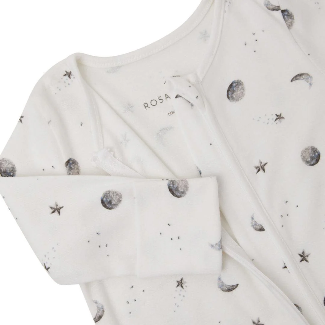 Rosa & Blue Sleepsuit - Starlit Moon - Image 5