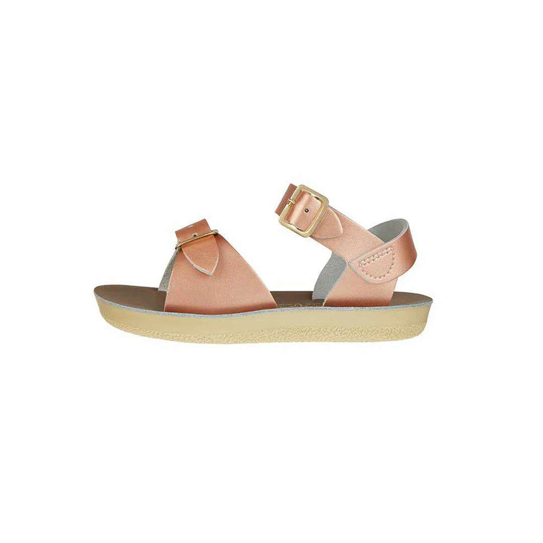 Salt-Water Sun-San Kids Sandals - Surfer - Rose Gold - Image 3