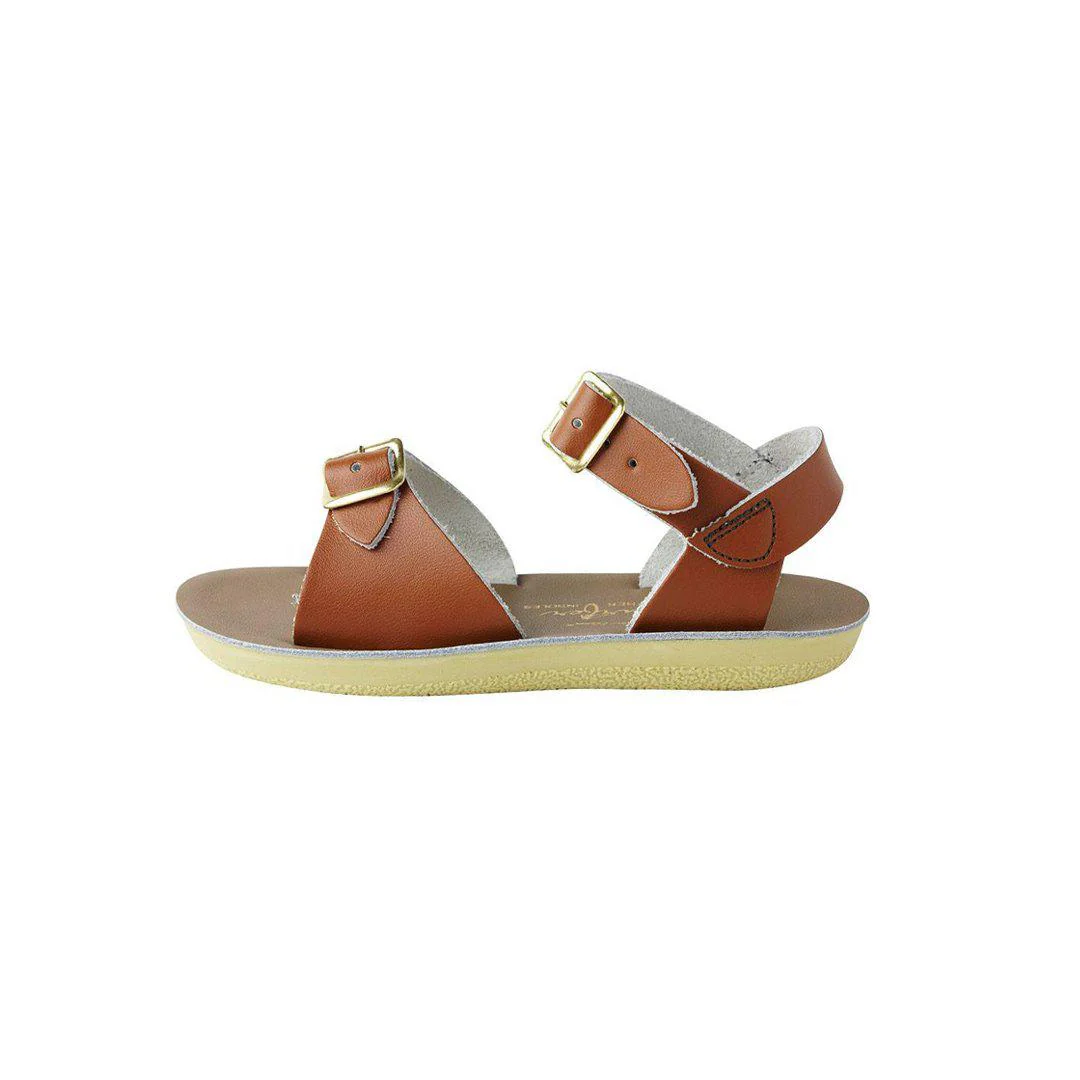 Salt-Water Sun-San Kids Sandals - Surfer - Tan - Image 4