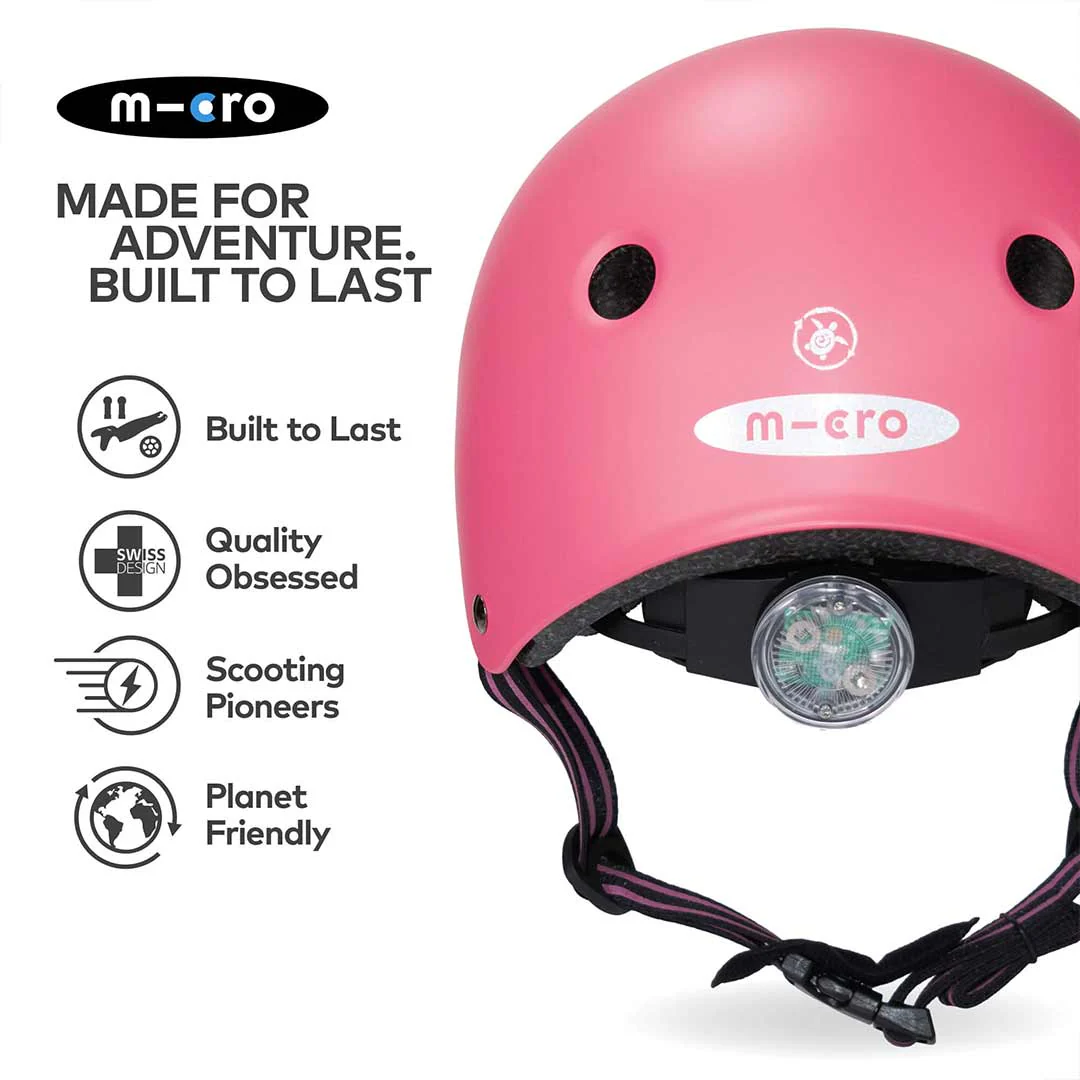 Micro Scooters Eco Matt Helmet - Pink - Image 4