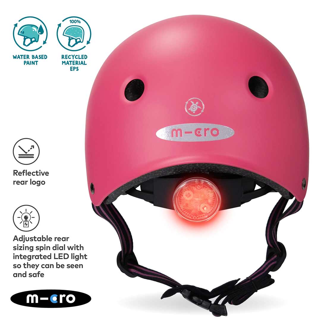 Micro Scooters Eco Matt Helmet - Pink - Image 5