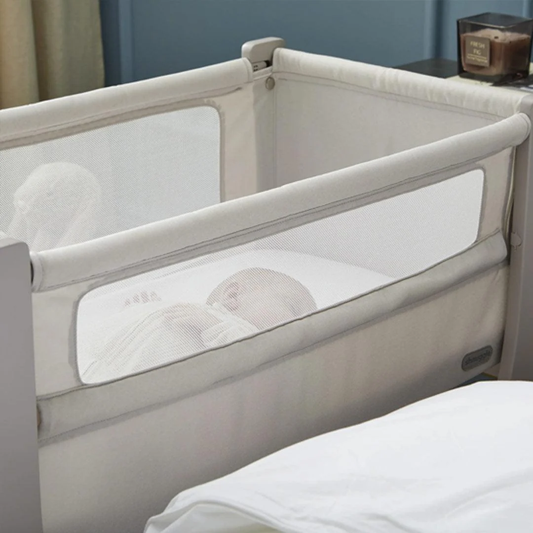 Shnuggle Air Lite Bedside Crib Bundle - Taupe - Image 5