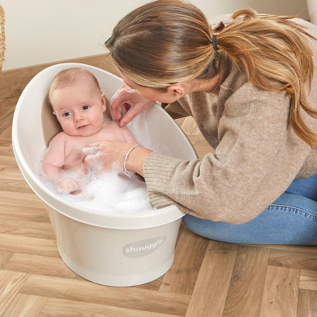 Shnuggle ECO Collection Baby Bath  - Cookies & Cream - Image 2