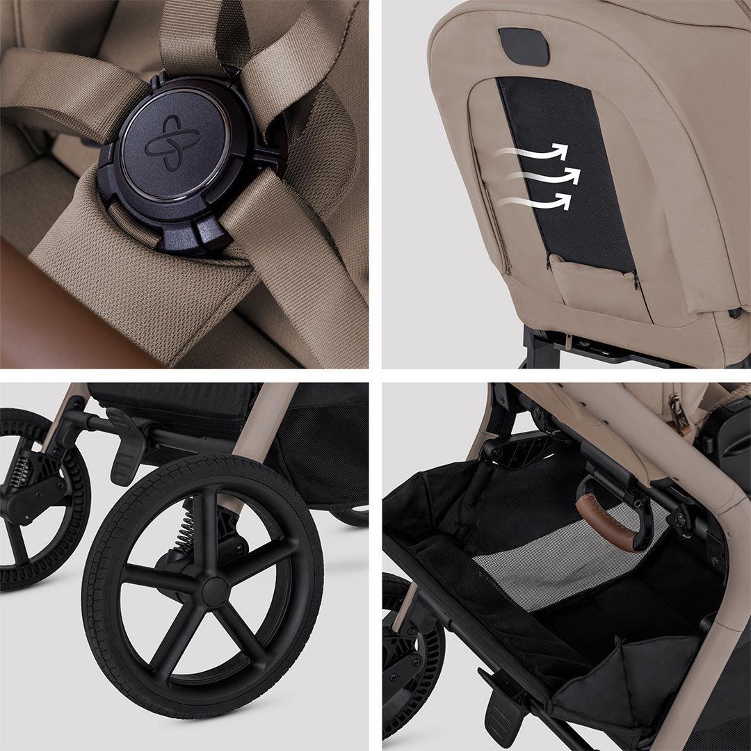 Silver Cross Breez Stroller - Champagne - Image 4
