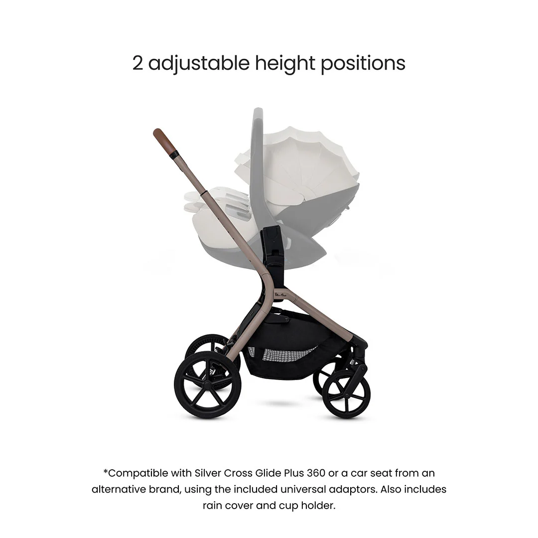 Silver Cross Breez Stroller - Champagne - Image 8