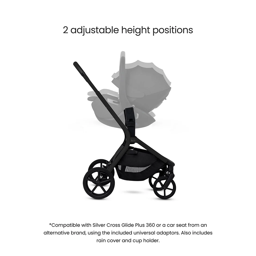 Silver Cross Breez Stroller - Onyx - Image 8