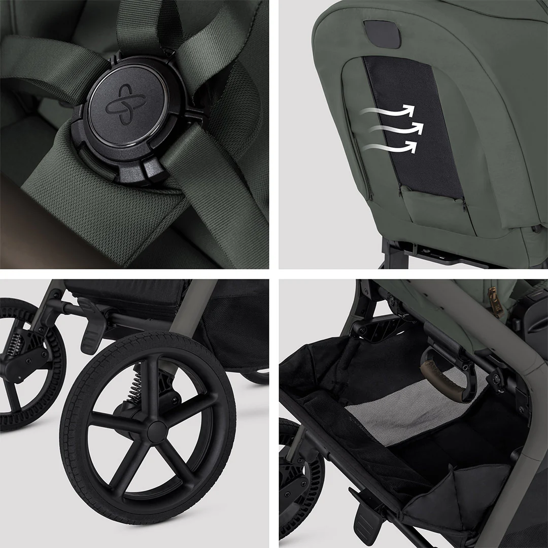Silver Cross Breez Stroller - Pewter - Image 4