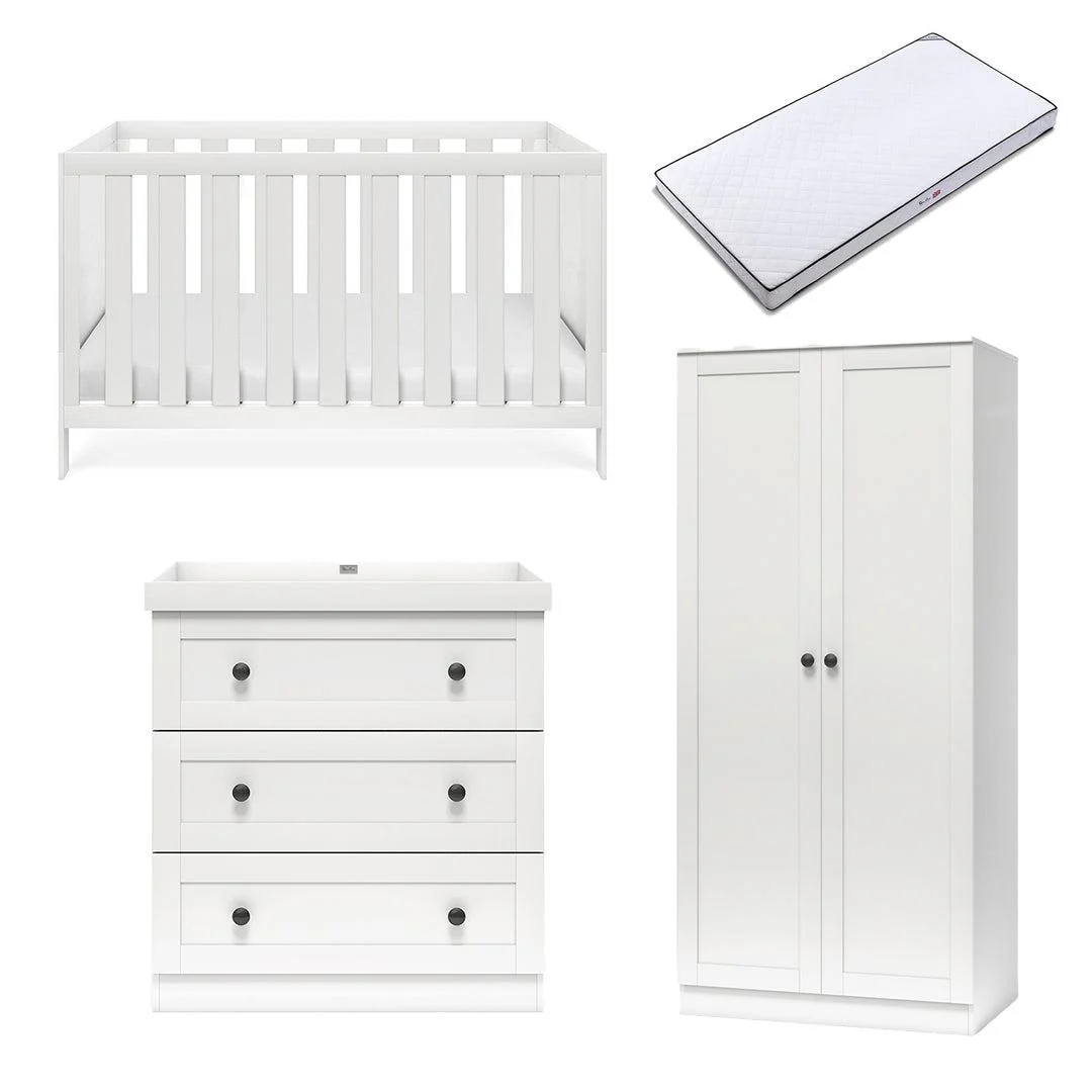 Silver Cross Bromley 3 Piece Room Set - White - Image 24