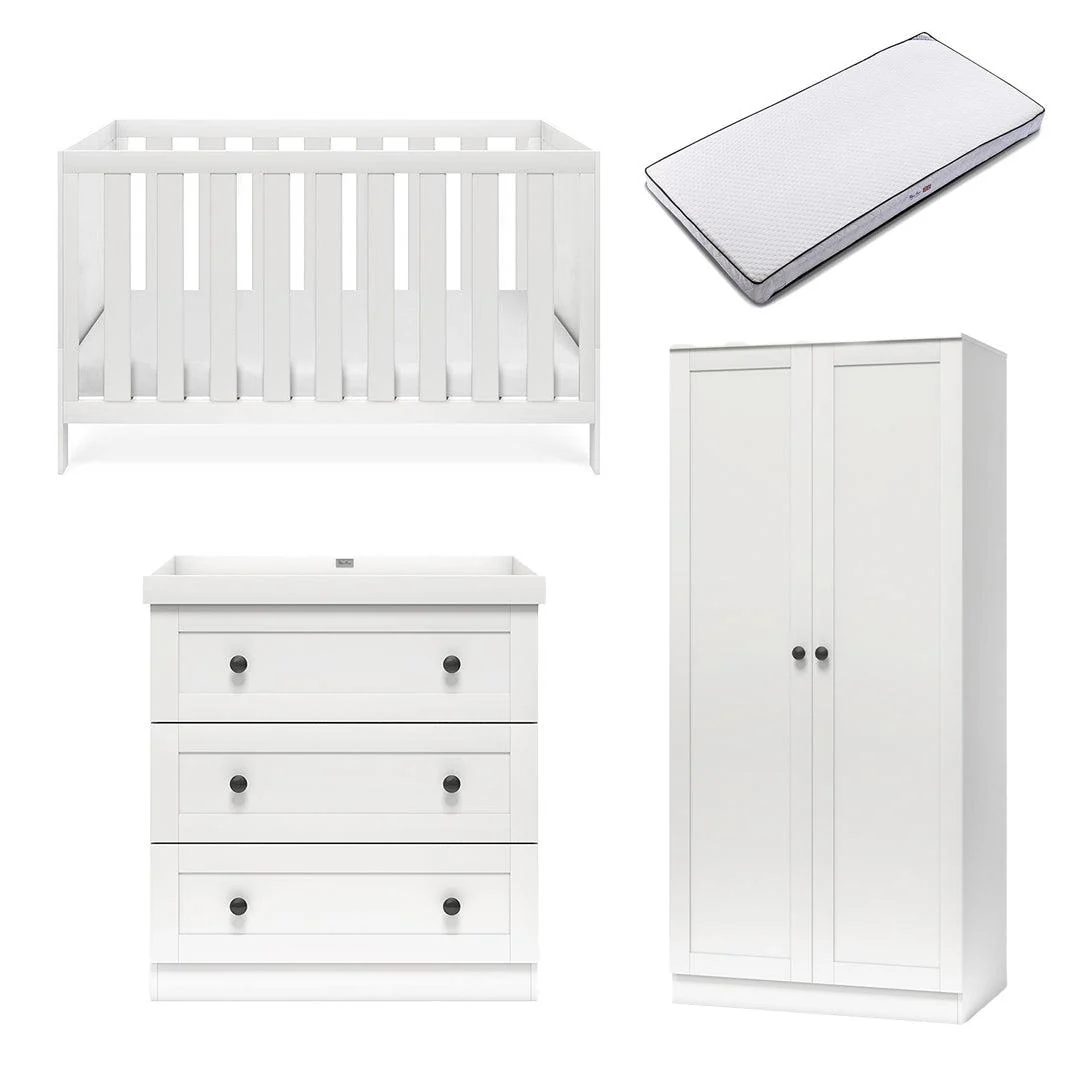 Silver Cross Bromley 3 Piece Room Set - White - Image 25