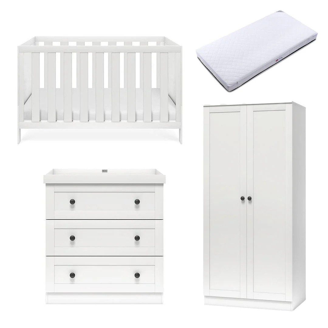 Silver Cross Bromley 3 Piece Room Set - White - Image 26