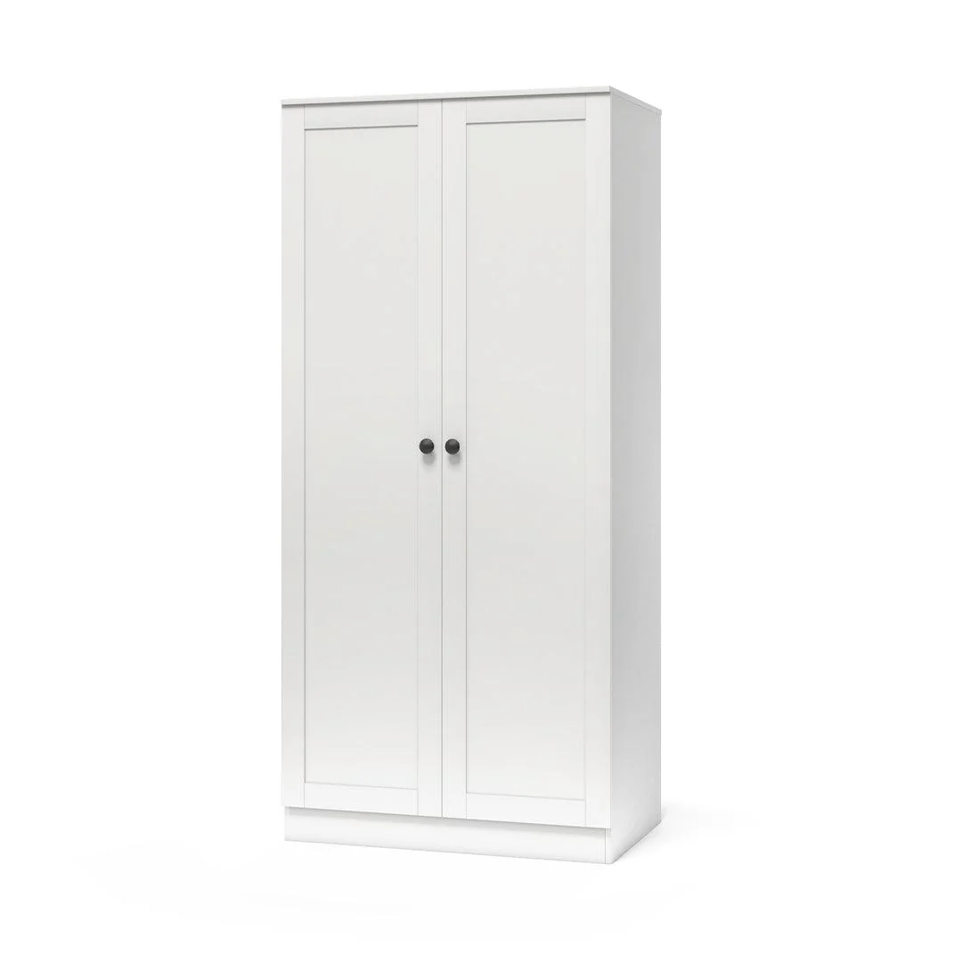 Silver Cross Bromley Wardrobe - White