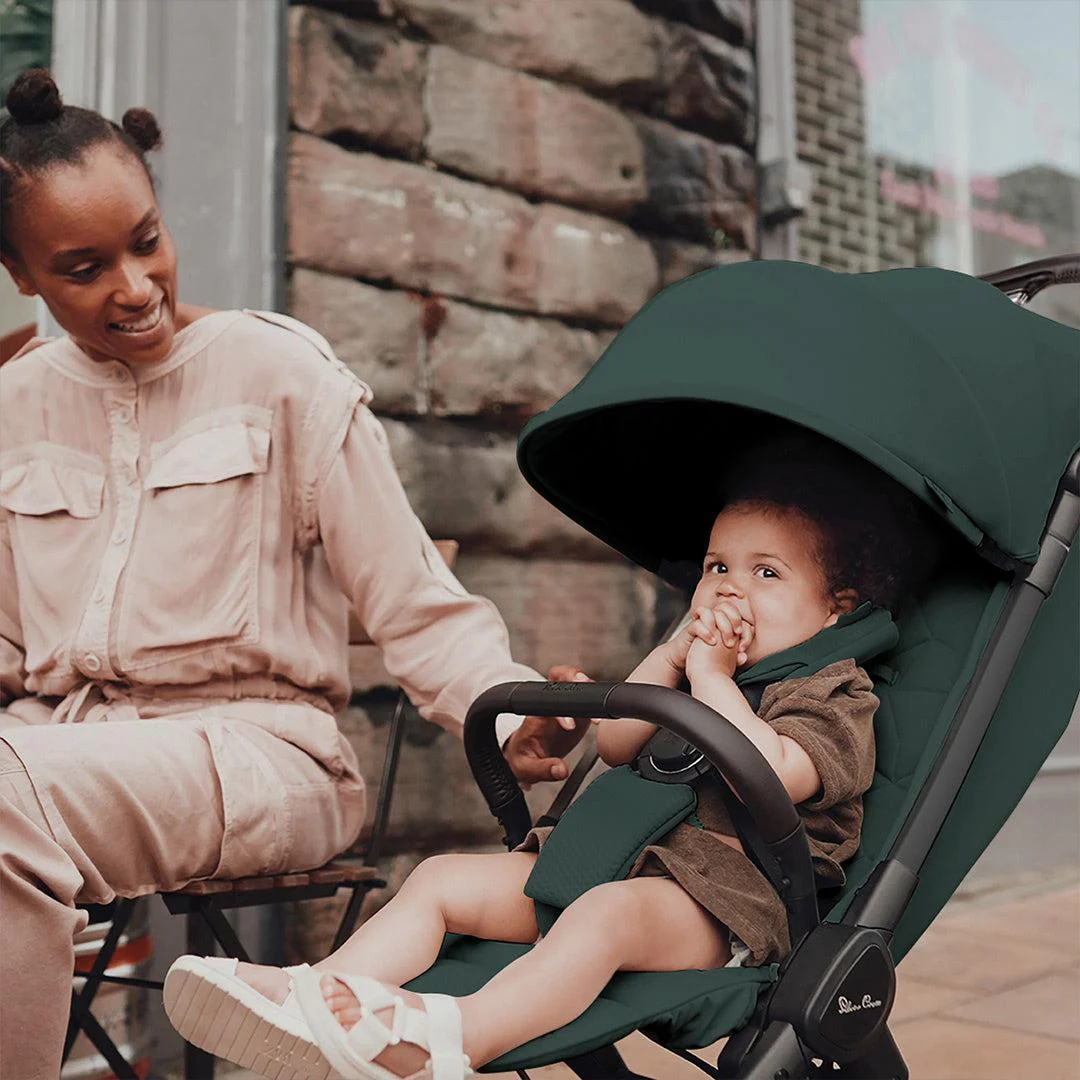 Silver Cross Clic 2 Compact Stroller - Conifer - Image 3