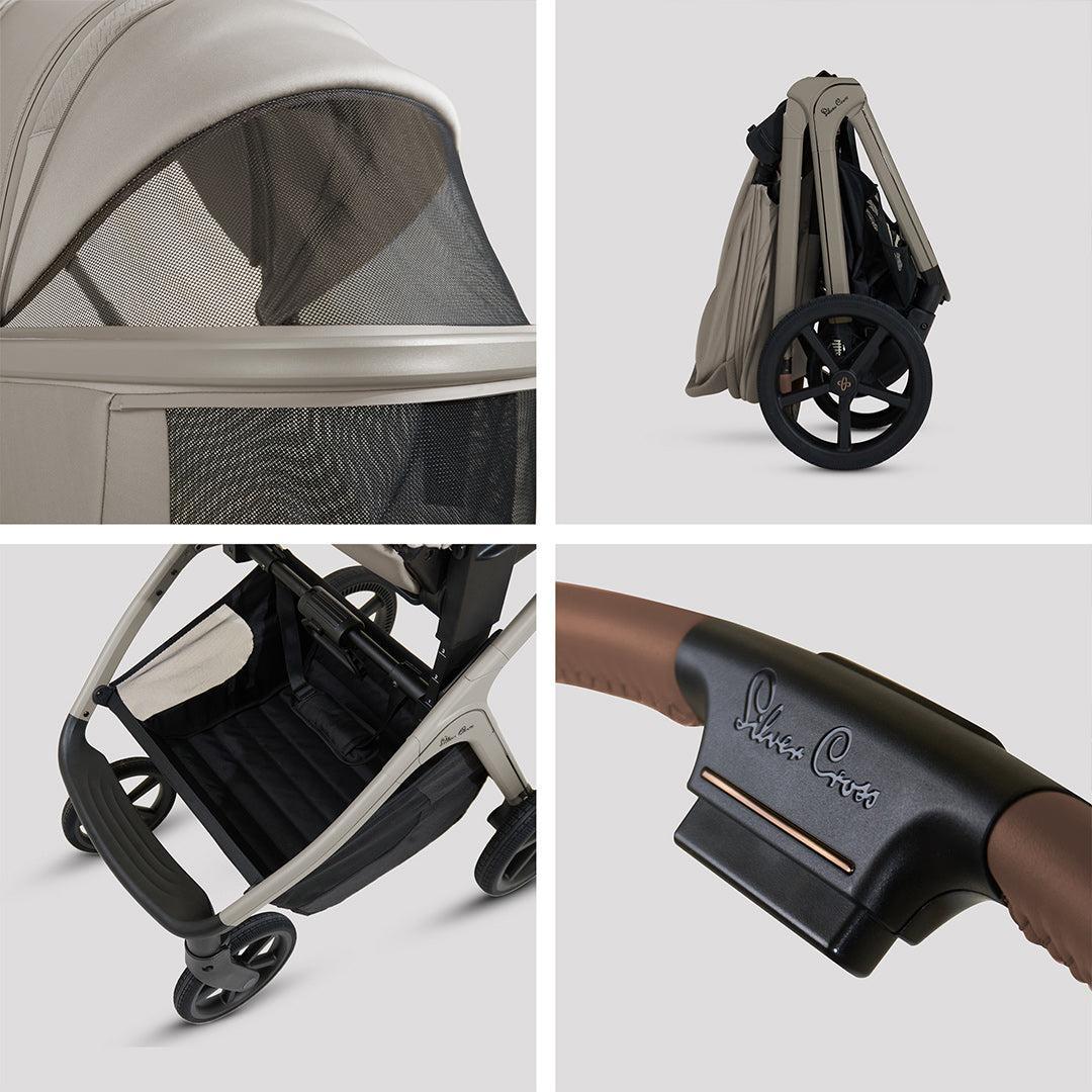 Silver Cross Cove Pushchair Accessory Bundle - Champagne - Image 7