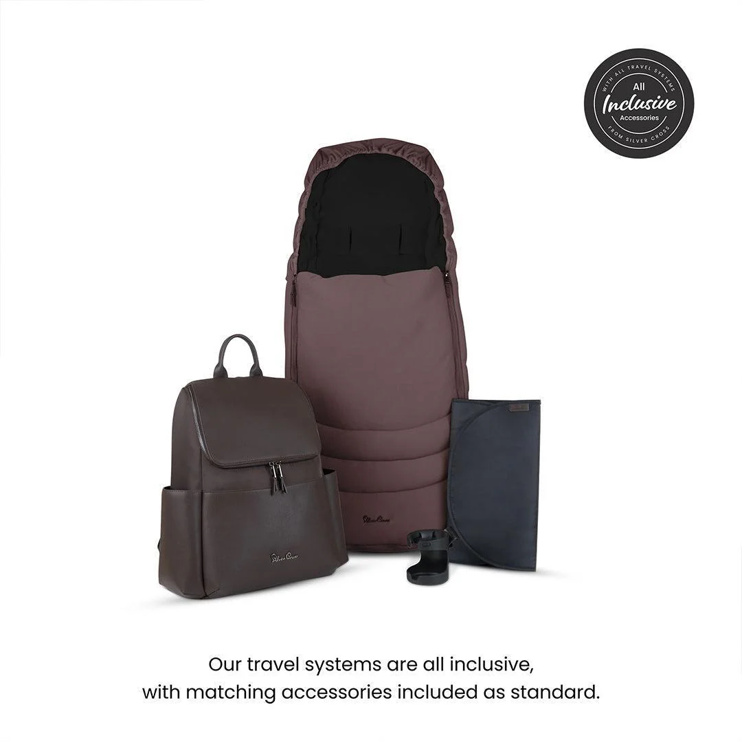 Silver Cross Cove Pushchair Accessory Bundle - Damson - Image 8