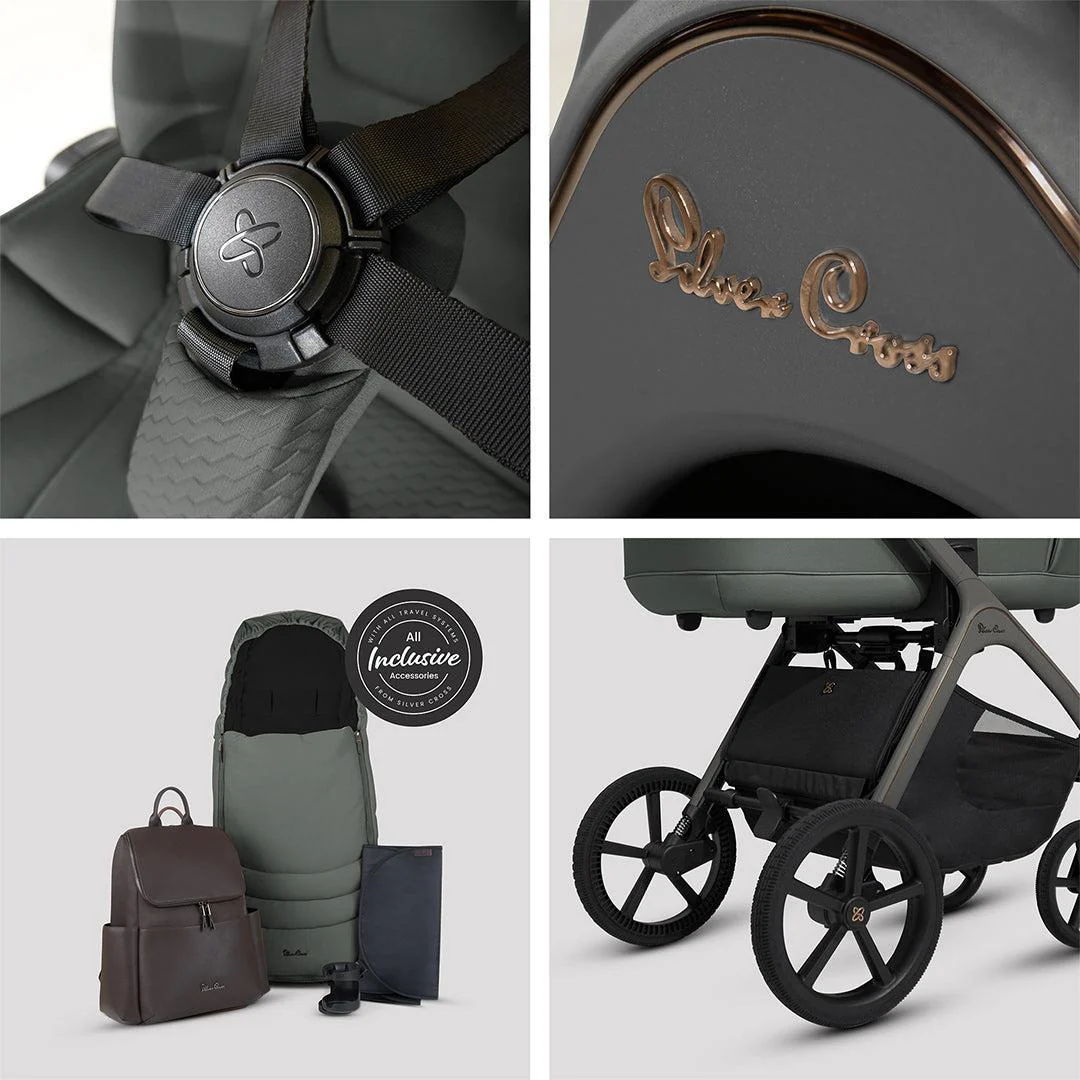 Silver Cross Cove Pushchair Accessory Bundle - Pewter - Image 6