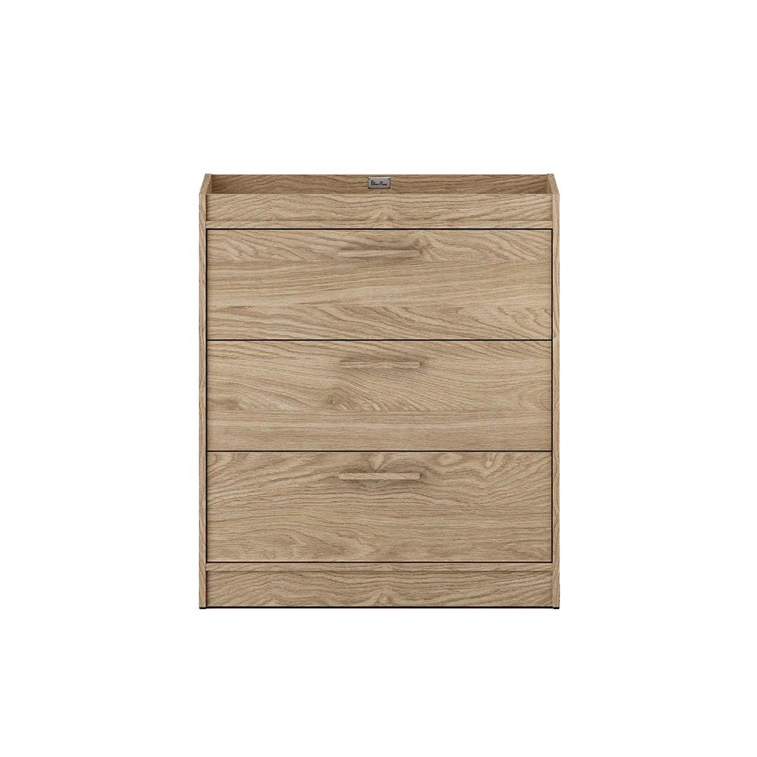 Silver Cross Geneva 2 Piece Nursery Set (Cot Bed & Dresser) - Oak - Image 8