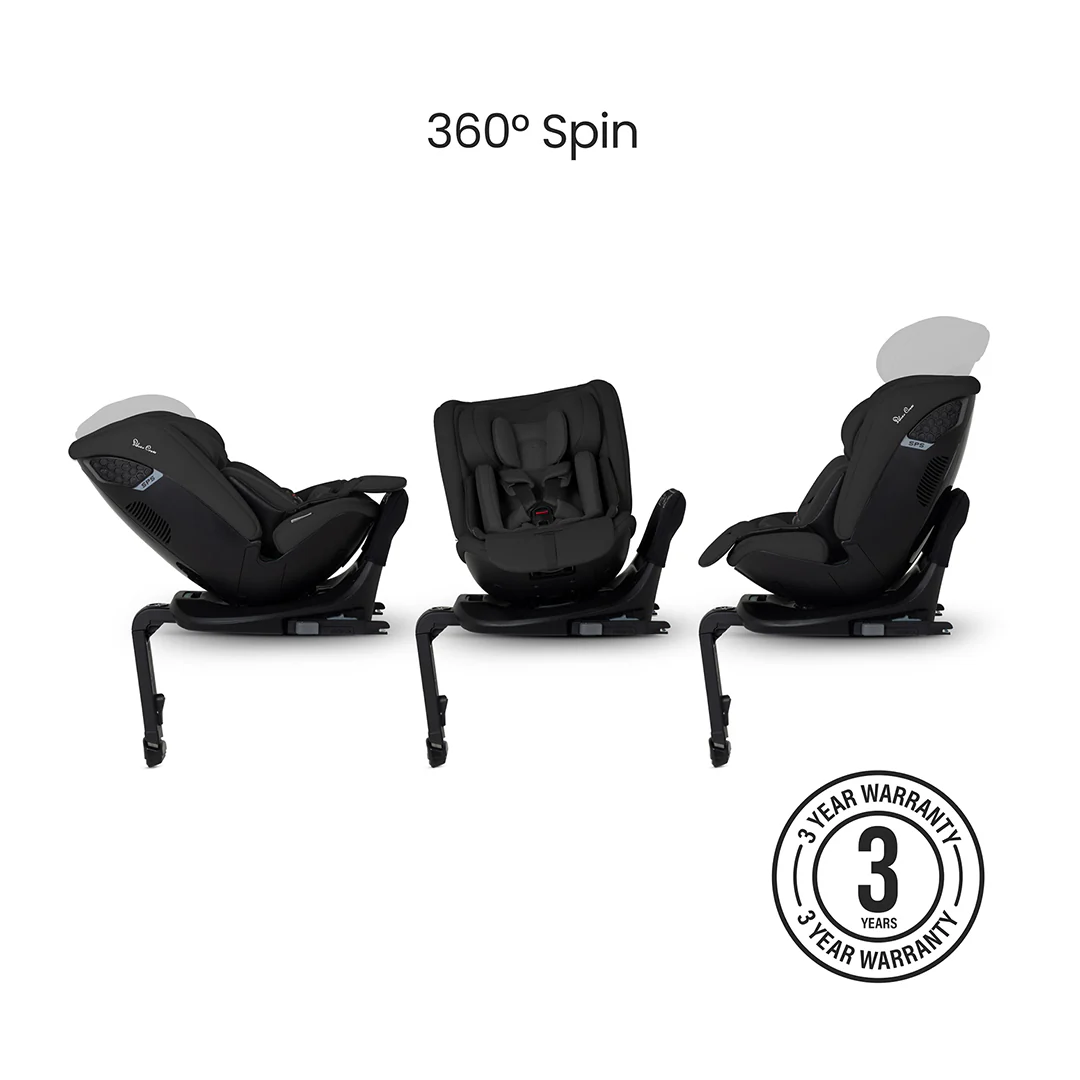 Silver Cross Motion 3 All-size Car Seat - Iconic Black - Image 3