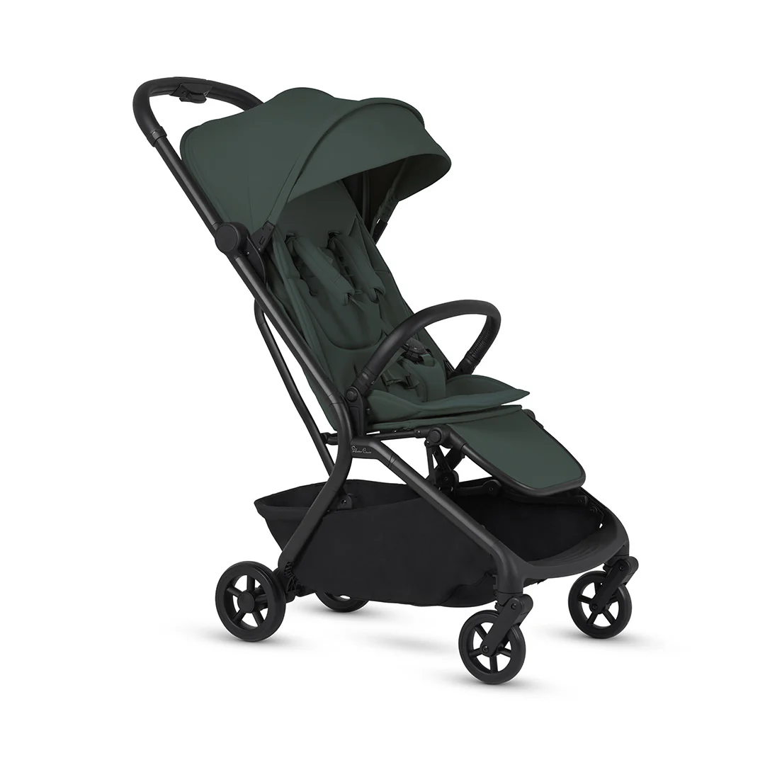 Silver Cross Nia Stroller & Carrycot - Conifer - Image 12