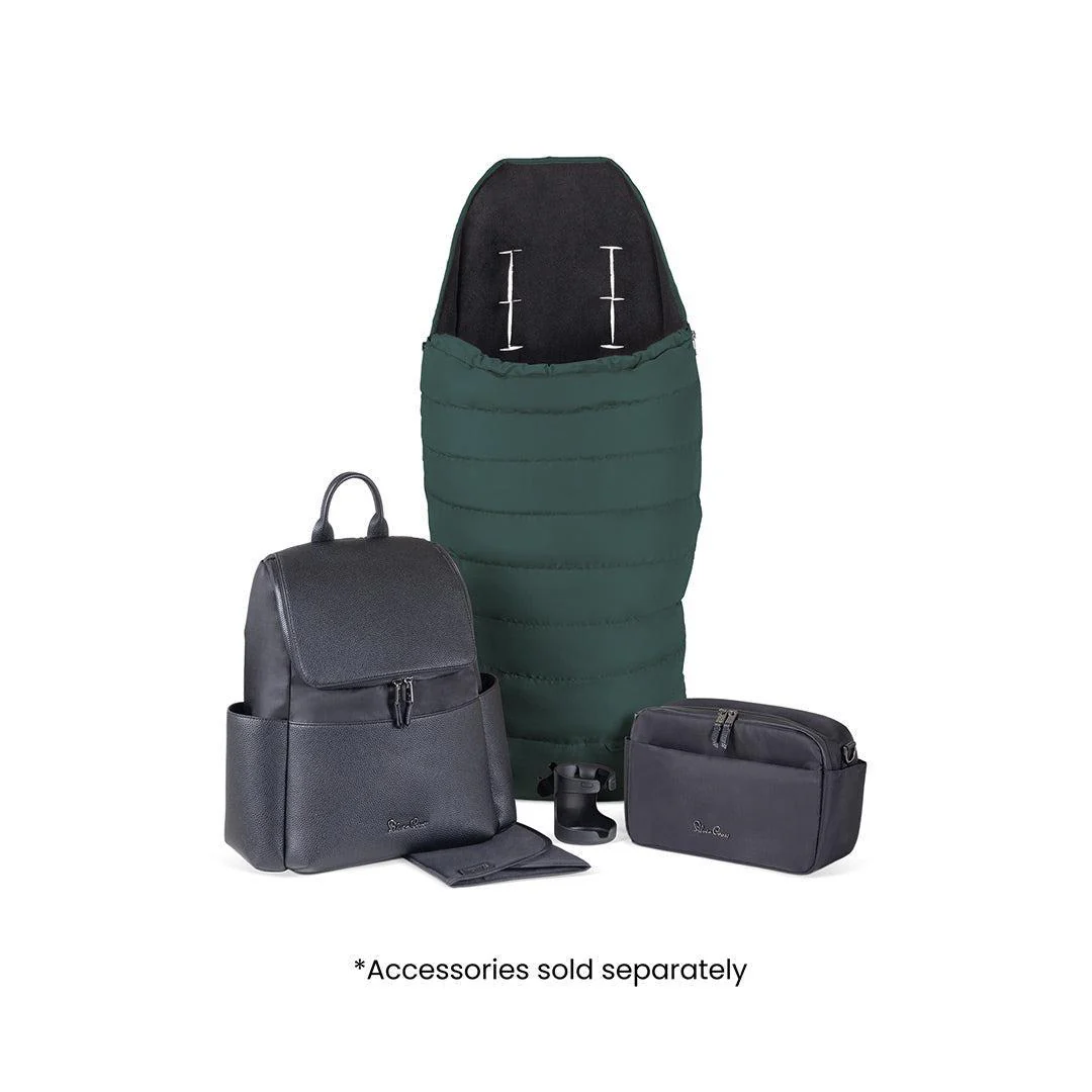 Silver Cross Nia Stroller & Carrycot - Conifer - Image 22