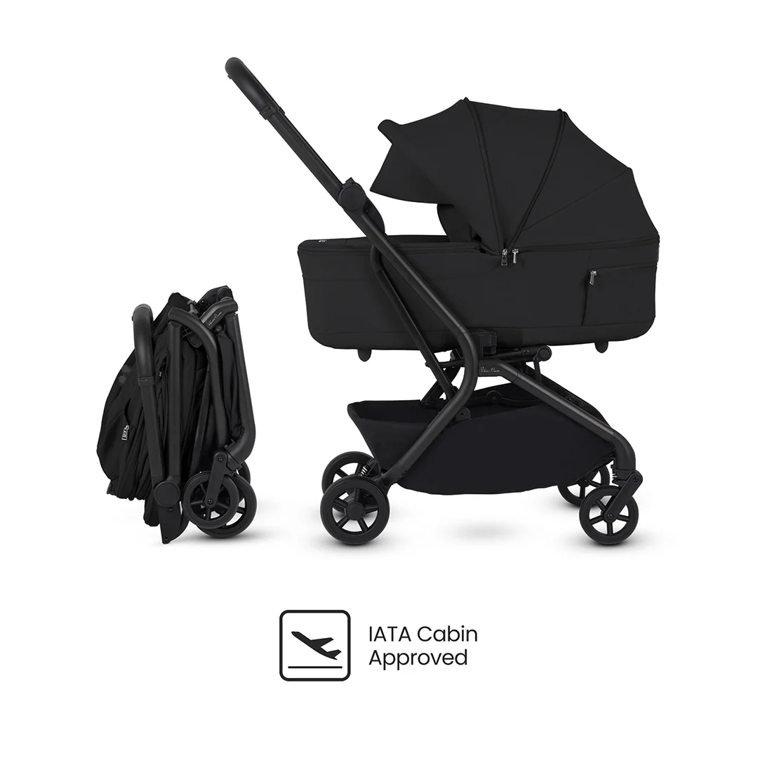 Silver Cross Nia Stroller & Carrycot - Onyx - Image 13