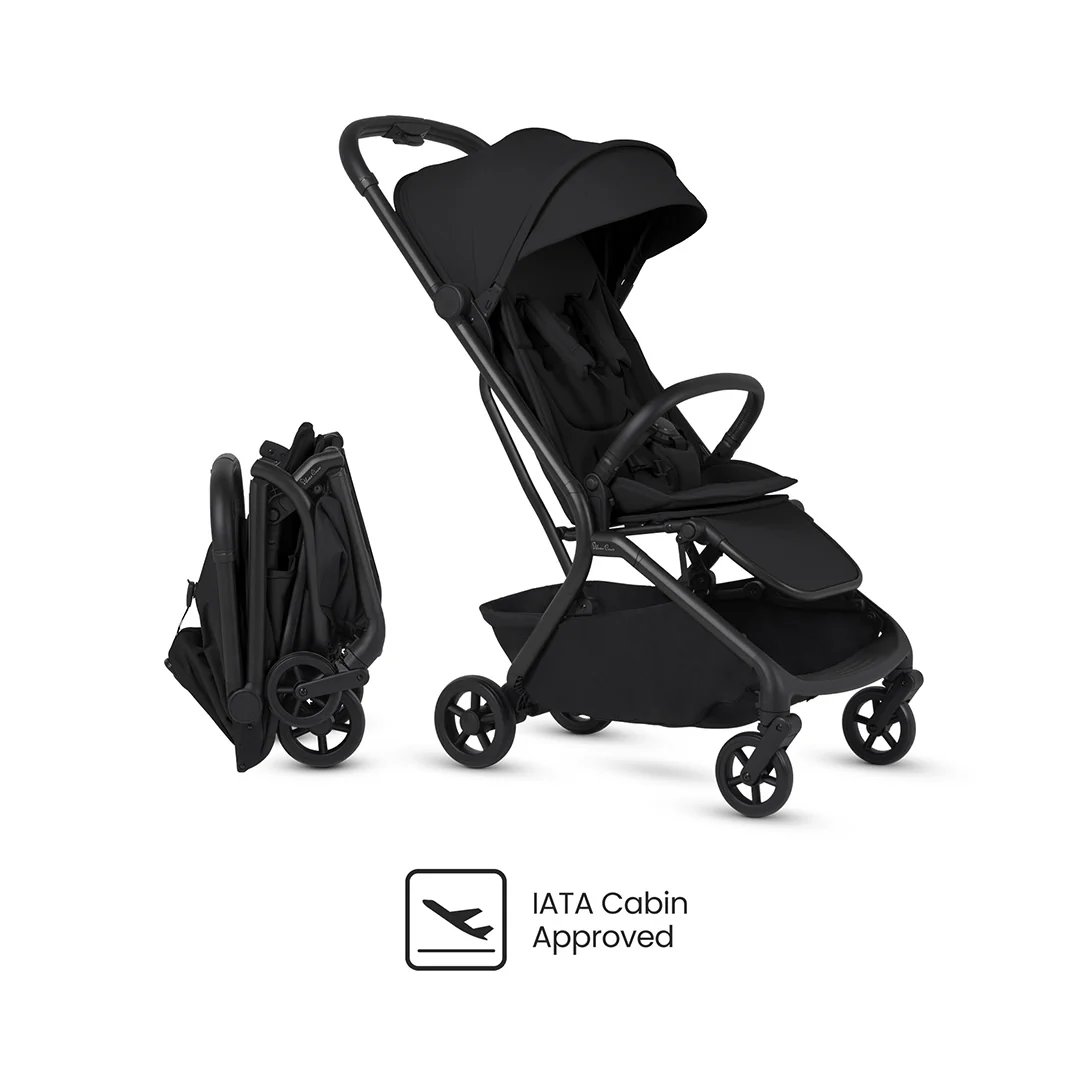 Silver Cross Nia Stroller & Carrycot - Onyx - Image 14