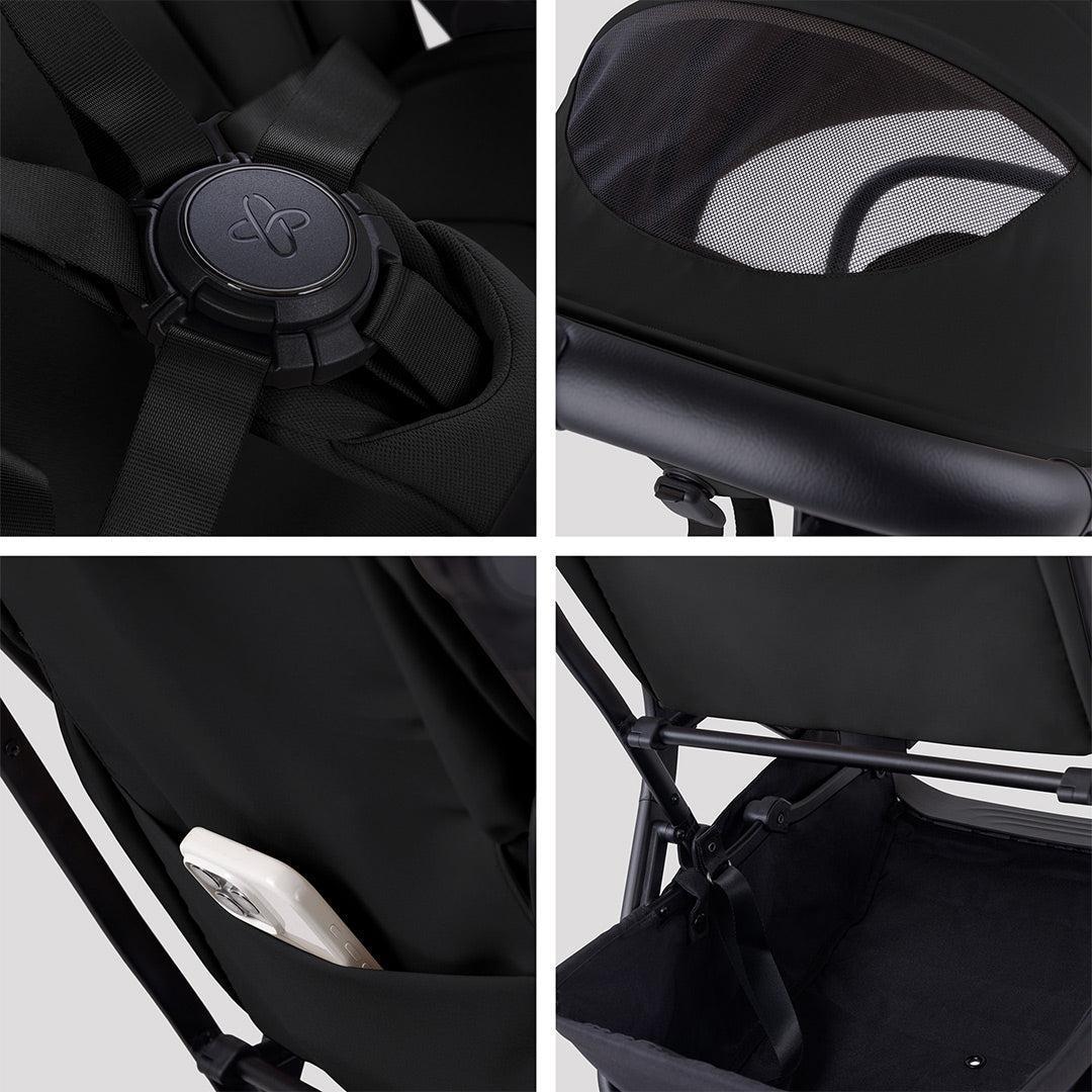 Silver Cross Nia Stroller & Carrycot - Onyx - Image 20