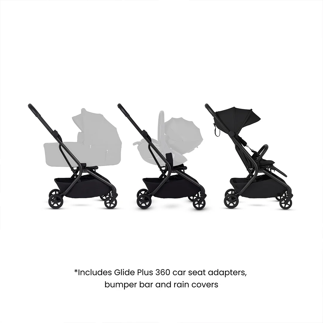Silver Cross Nia Stroller & Carrycot - Onyx - Image 21
