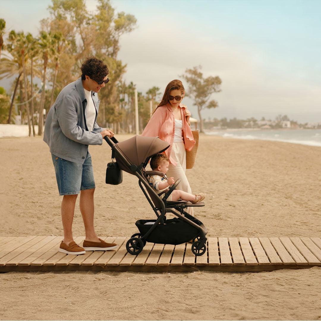 Silver Cross Nia Stroller & Carrycot - Champagne - Image 3