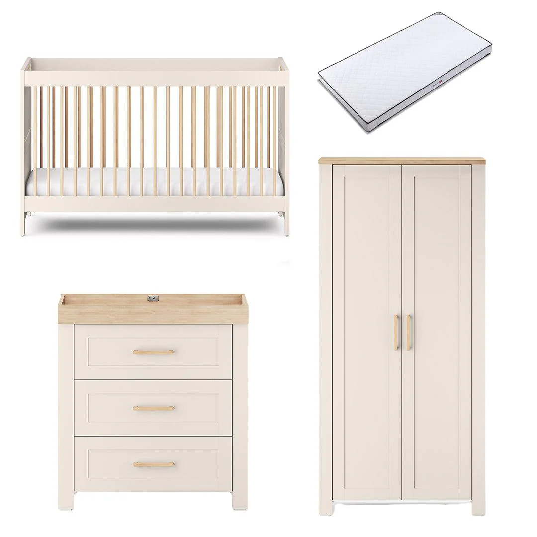 Silver Cross Seville 3 Piece Room Set - Cashmere Oak - Image 19