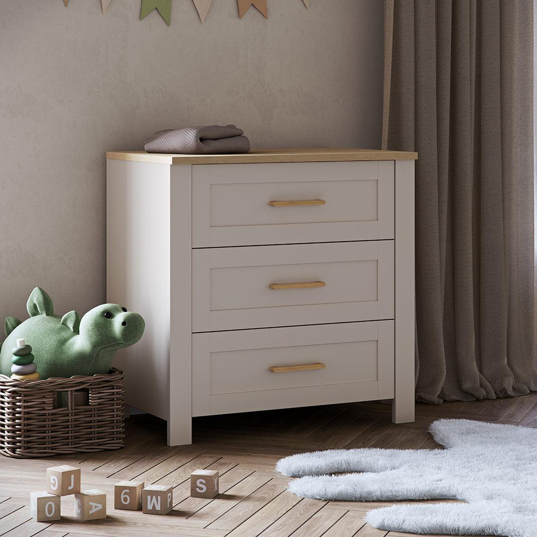 Silver Cross Seville 2 Piece Room Set - Cashmere Oak - Image 14