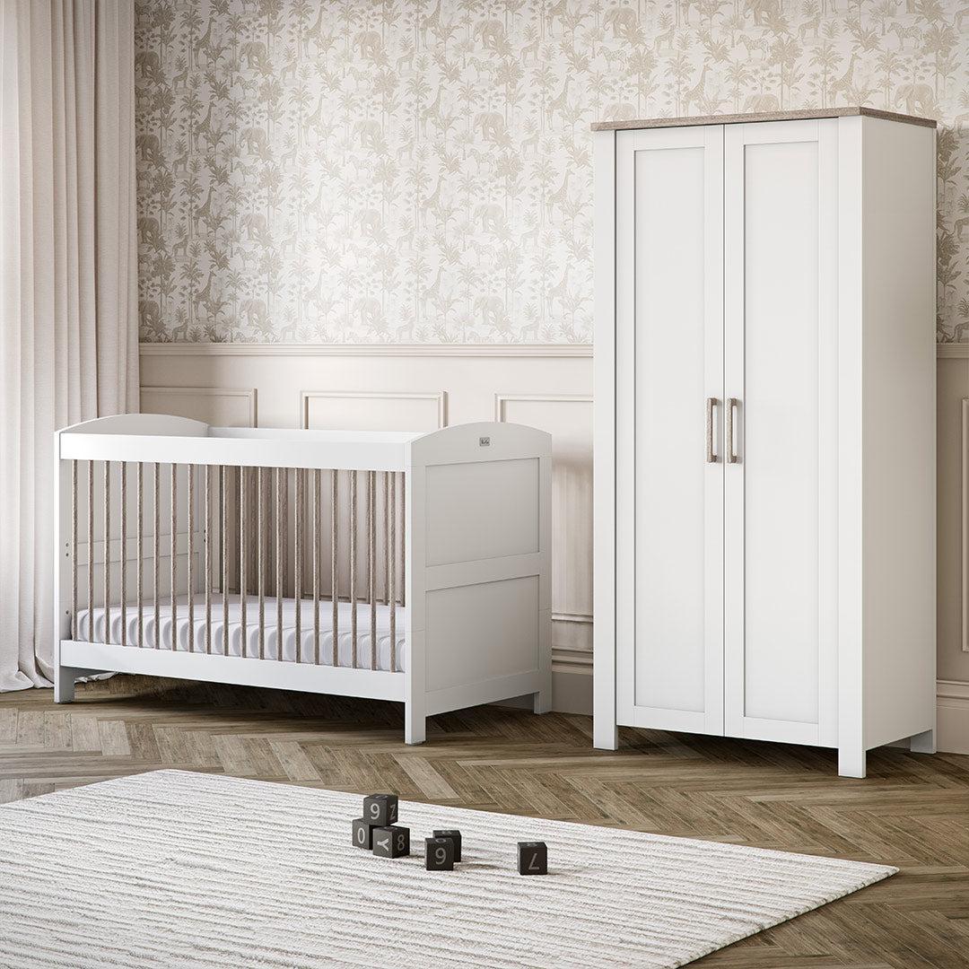 Silver Cross Valencia Cot Bed - Ash White - Image 8