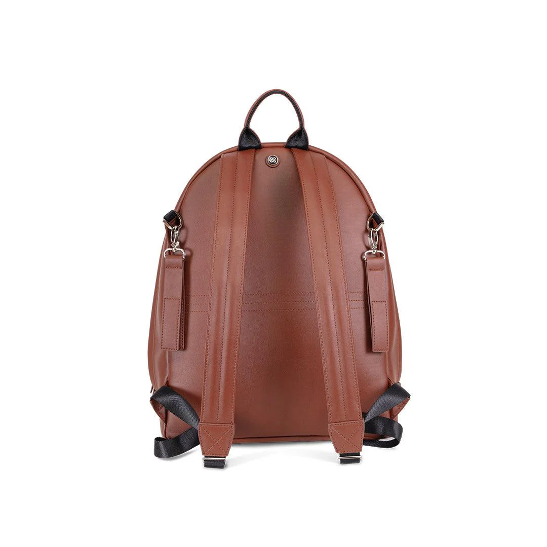 Silver Cross Vegan Leather Changing Rucksack - Tan - Image 4