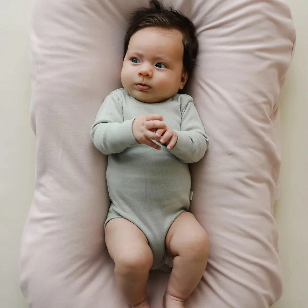 Snuggle Me Infant Lounger Cover - Petal - Image 3