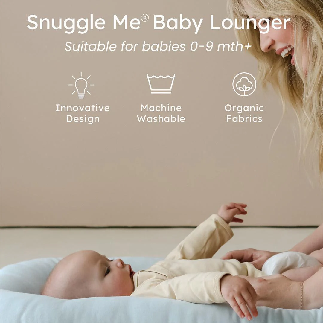 Snuggle Me Organic Infant Lounger - Petal - Image 9