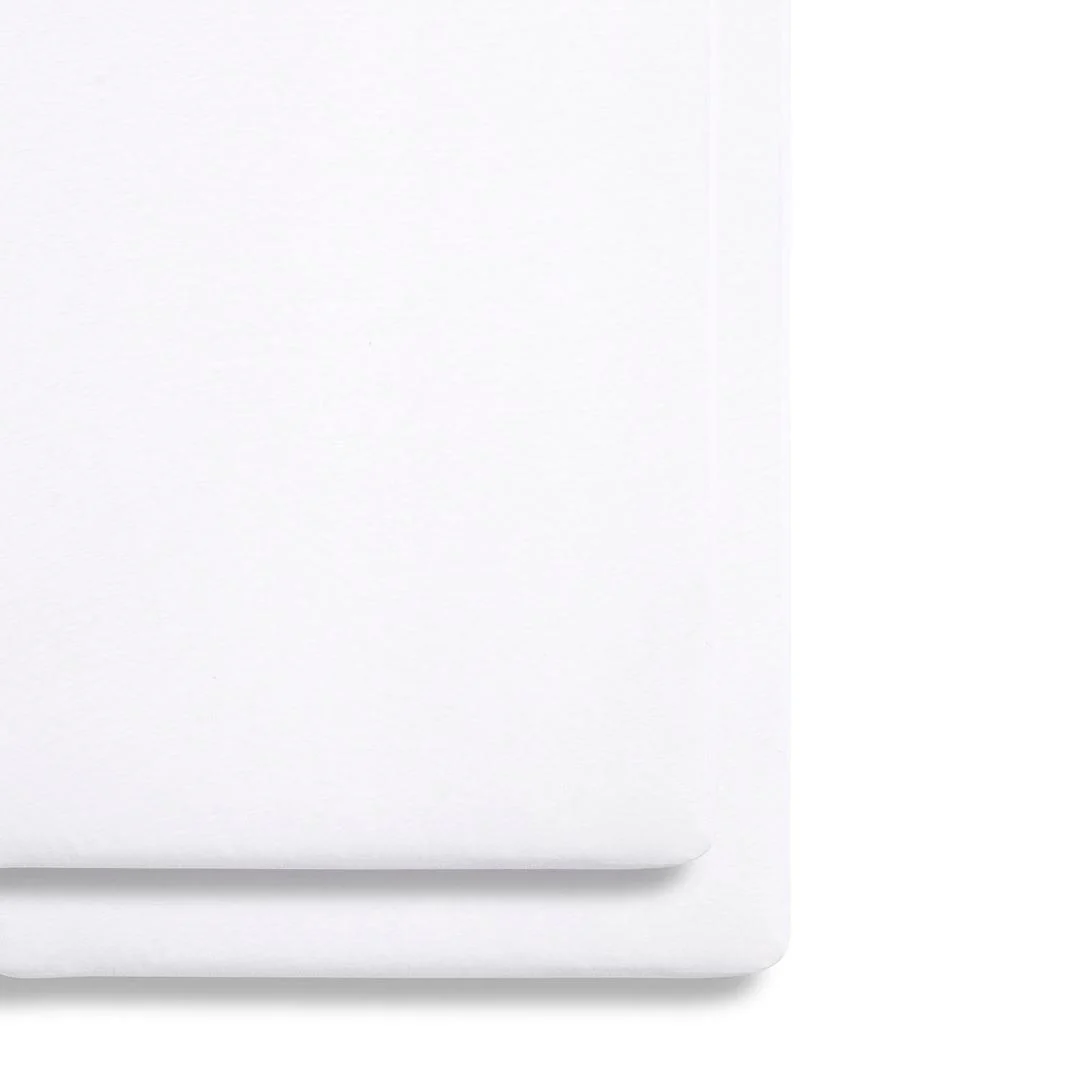 Snuz Crib Fitted Sheets - White - 2 Pack - Image 3