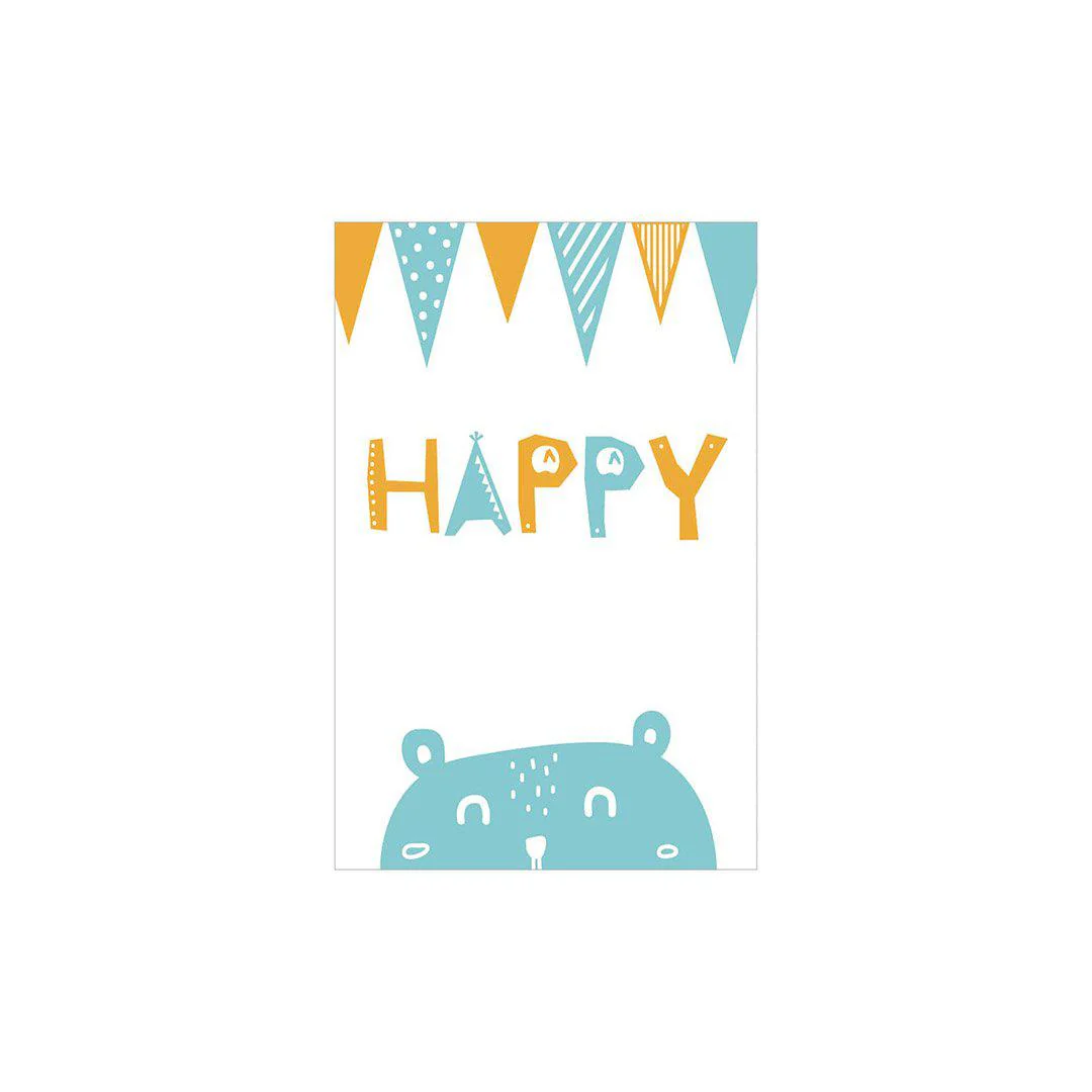 Snuz Happy Nursery Print - Blue