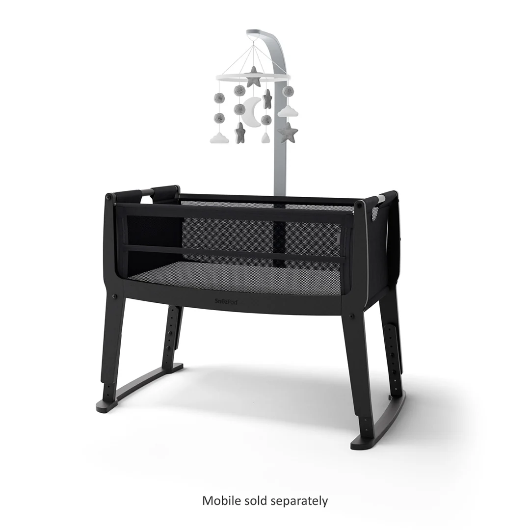 Snuz SnuzPod Studio Bedside Crib - Brooklyn Graphite - Image 11